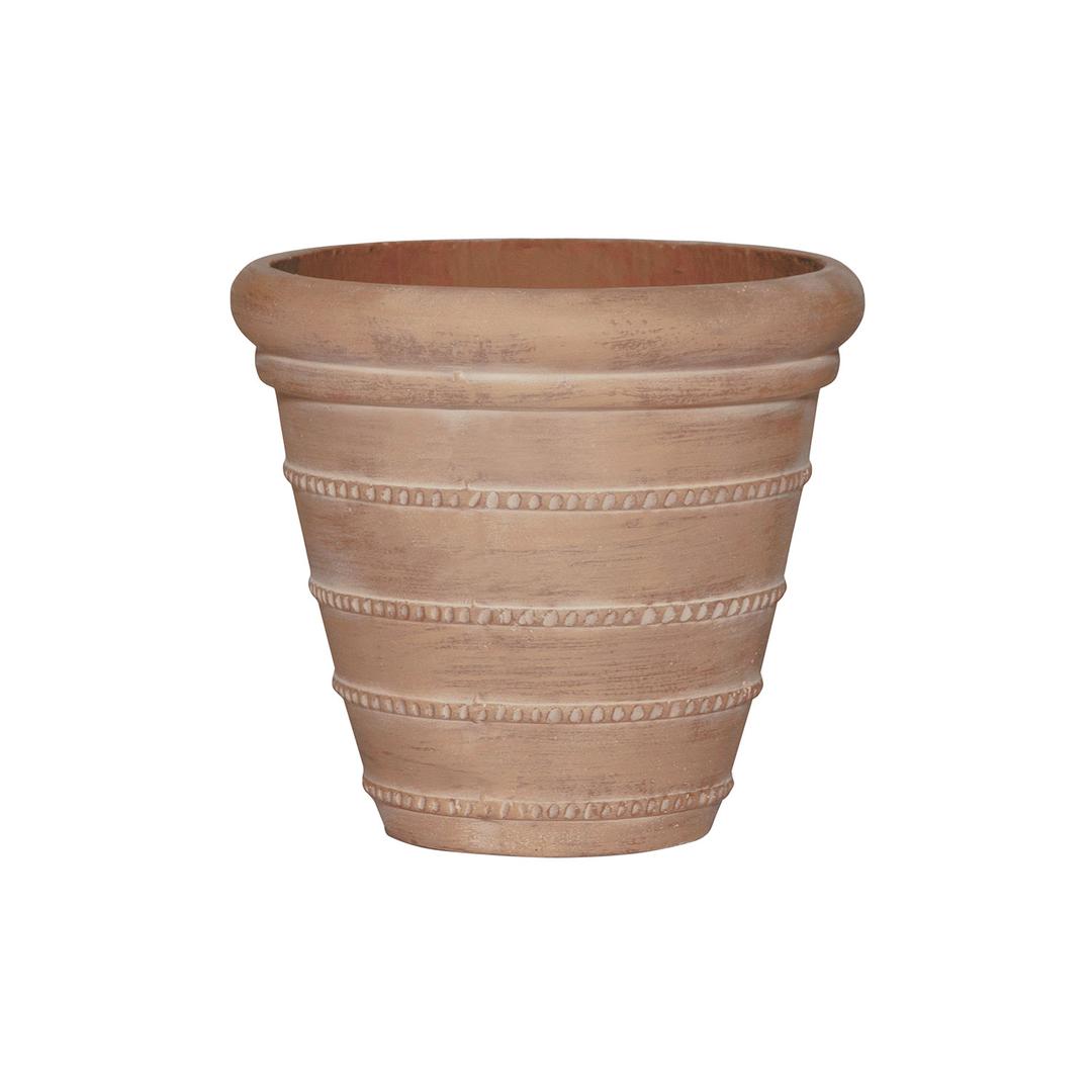 Pottery Pots Treasure Selena 11" Round Ficonstone Planter Pot