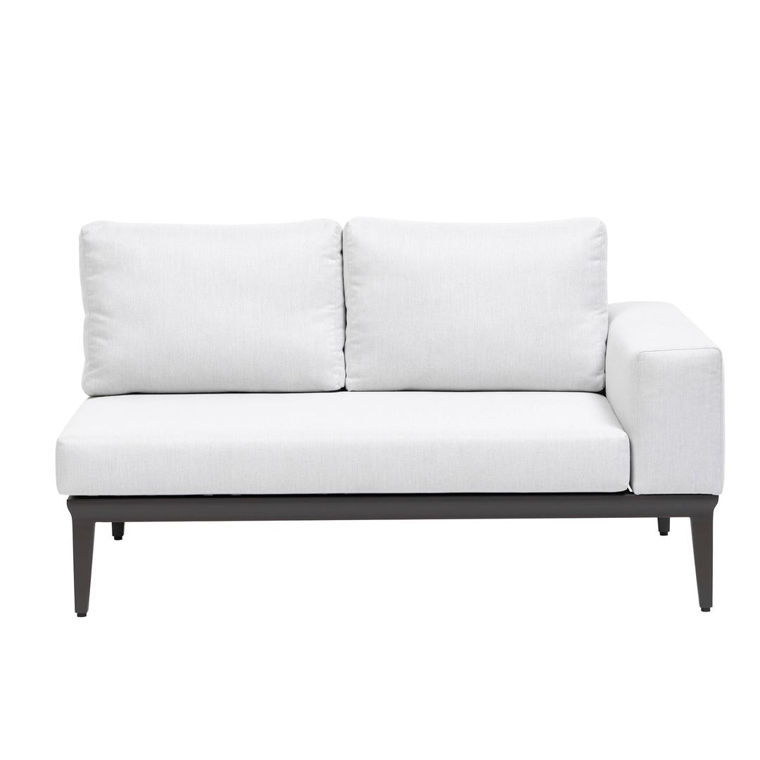 Ratana Alassio Right Arm Upholstered Love Seat Outdoor Sectional Unit