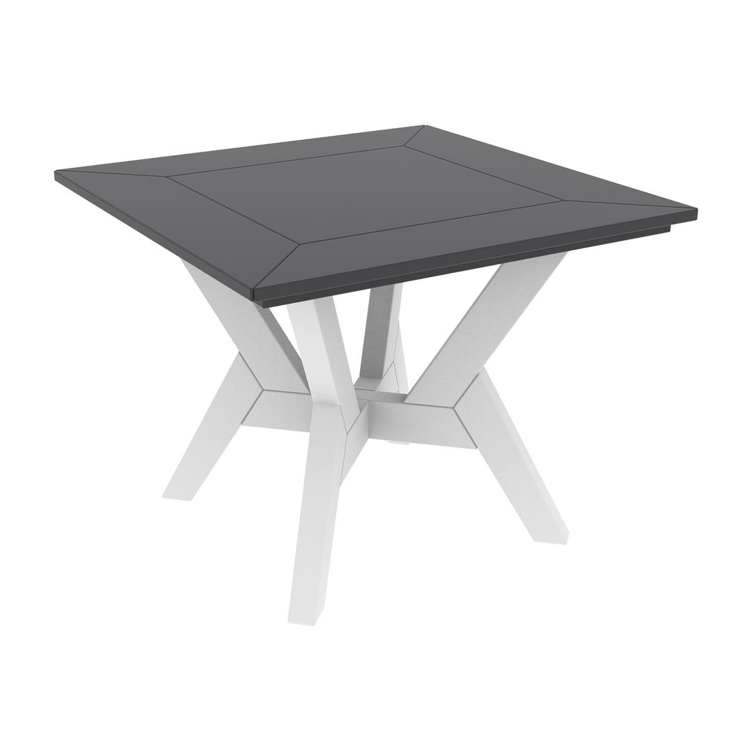 Seaside Casual DEX 24" Recycled Polymer Square Corner Table
