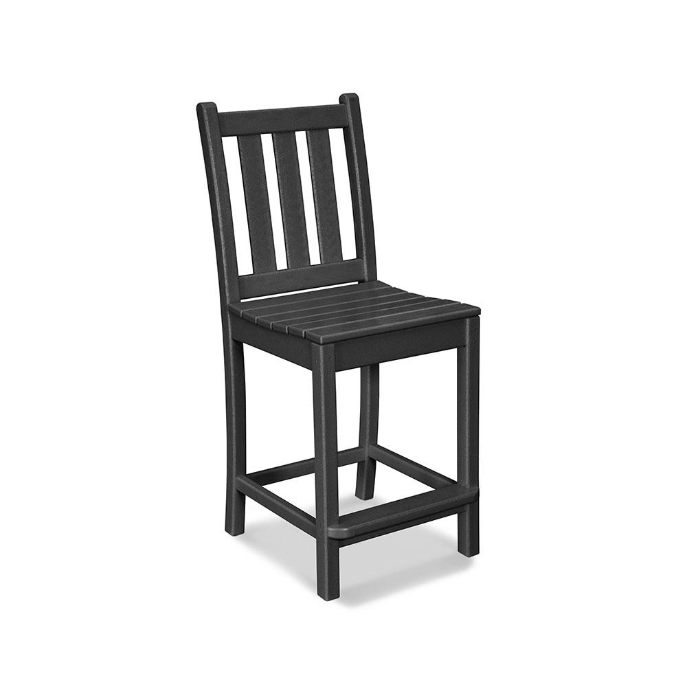 Polywood Traditional Garden Counter Side Chair