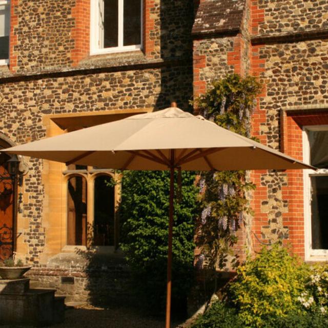 Bambrella 7' Levante Square Bamboo Umbrella