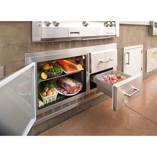 Alfresco Grills 42&quot; Built-In Under Grill Refrigerator