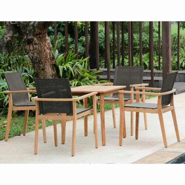 POVL Outdoor Menlo Stacking Dining Armchair