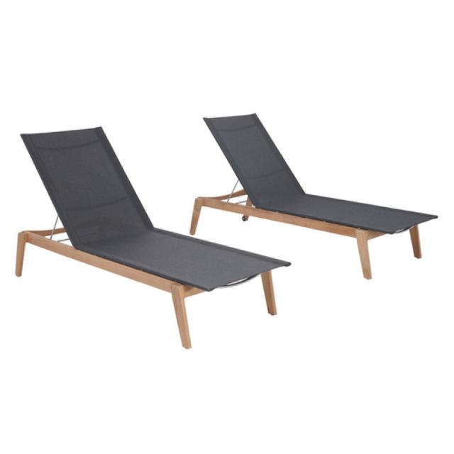 POVL Outdoor Menlo Stacking Chaise Lounge - Set of 2