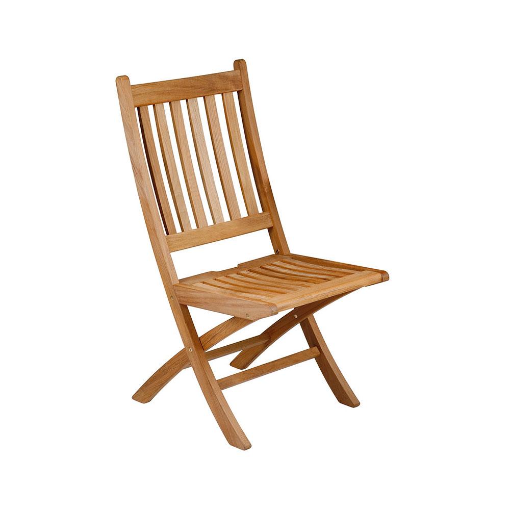 Barlow Tyrie Ascot Folding Teak Dining Side Chair