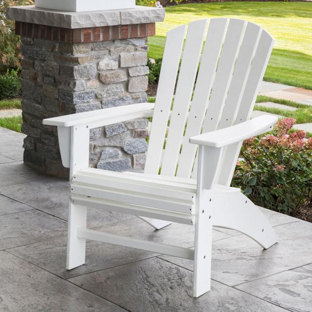 Polywood Nautical Curveback Adirondack Chair