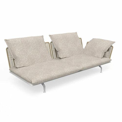 Talenti Cruise Alu Rope Left End Outdoor Sectional Unit