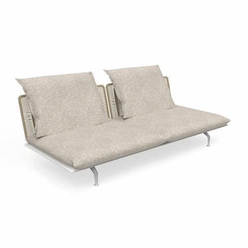 Talenti Cruise Alu Rope 2-Seater Armless Outdoor Sectional Unit