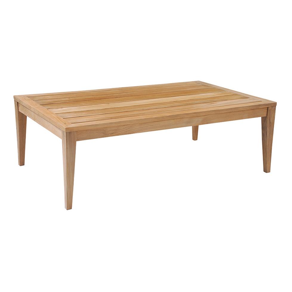 Kingsley Bate Tribeca 47" Teak Rectangular Coffee Table