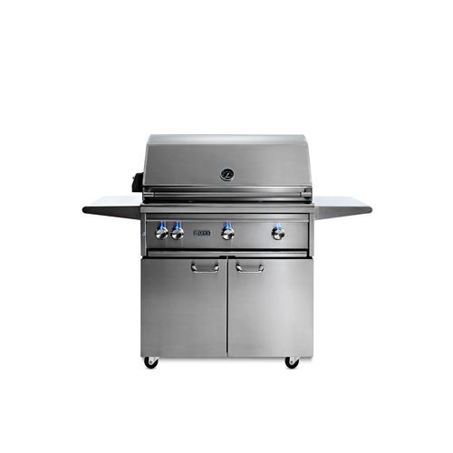 Lynx Grills Professional 36" Freestanding Gas Grill with Rotisserie on Cart