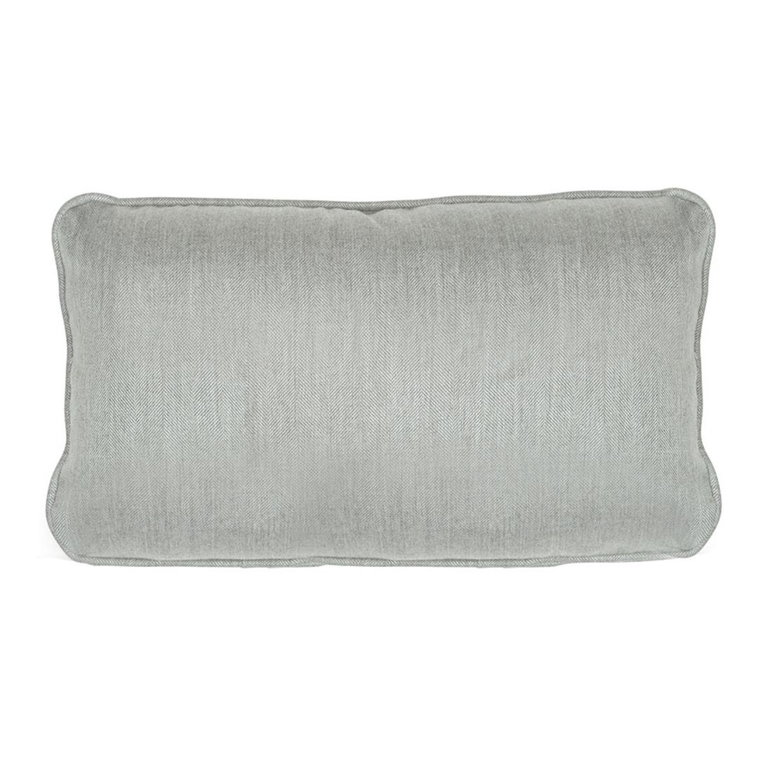 Kingsley Bate 19" x 11" Lumbar Outdoor Pillow with Self Welt