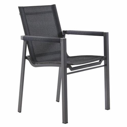POVL Outdoor Qube Stacking Aluminum Dining Armchair - Set of 6