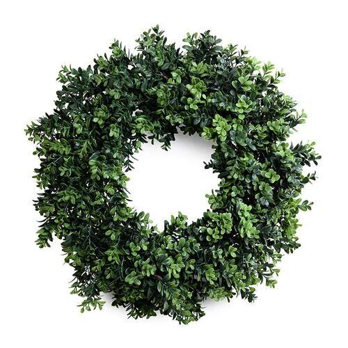Enduraleaf 20" Faux Boxwood Shrub Wreath