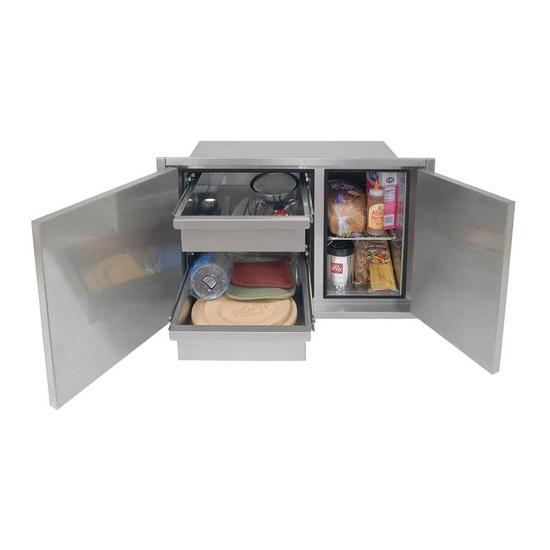 Alfresco Grills 30" Low Profile Dry Storage Pantry Outdoor Kitchen Cabinet
