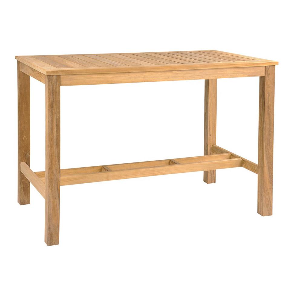 Kingsley Bate Wainscott 55" Teak Rectangular Counter Table