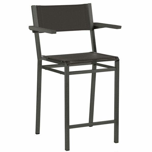 Barlow Tyrie Equinox Stacking Sling Counter Armchair - Powder Coated