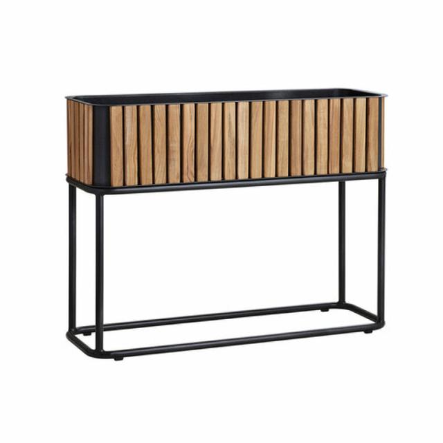 Cane-line Combine 33&quot; Teak Rectangular Planter with Base