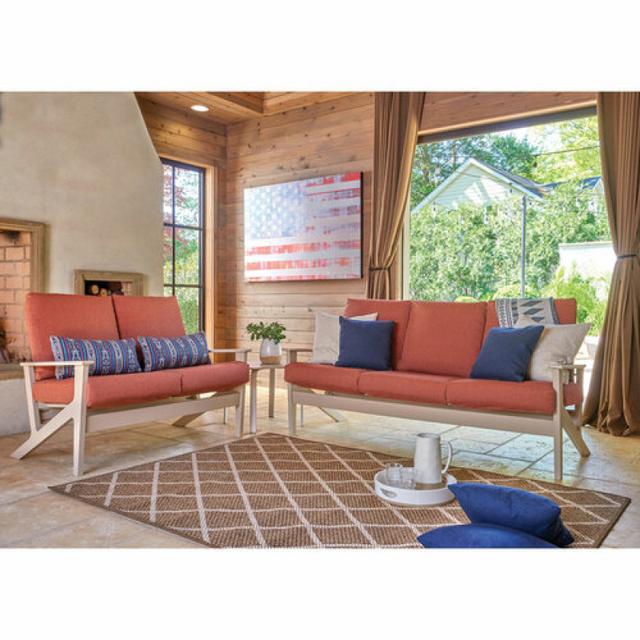 Telescope Casual Wexler Cushion Chat Height Loveseat w/ MGP Arms