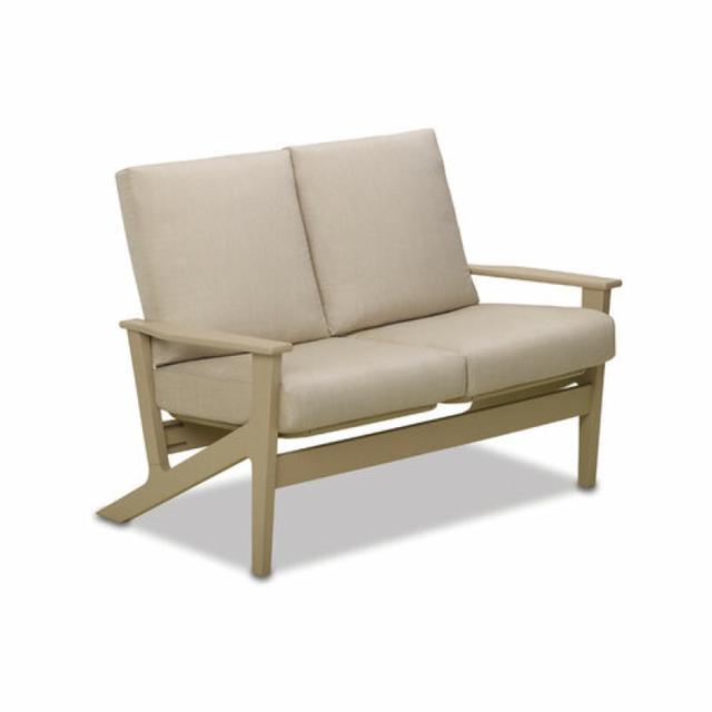 Telescope Casual Wexler Cushion Chat Height Loveseat w/ MGP Arms