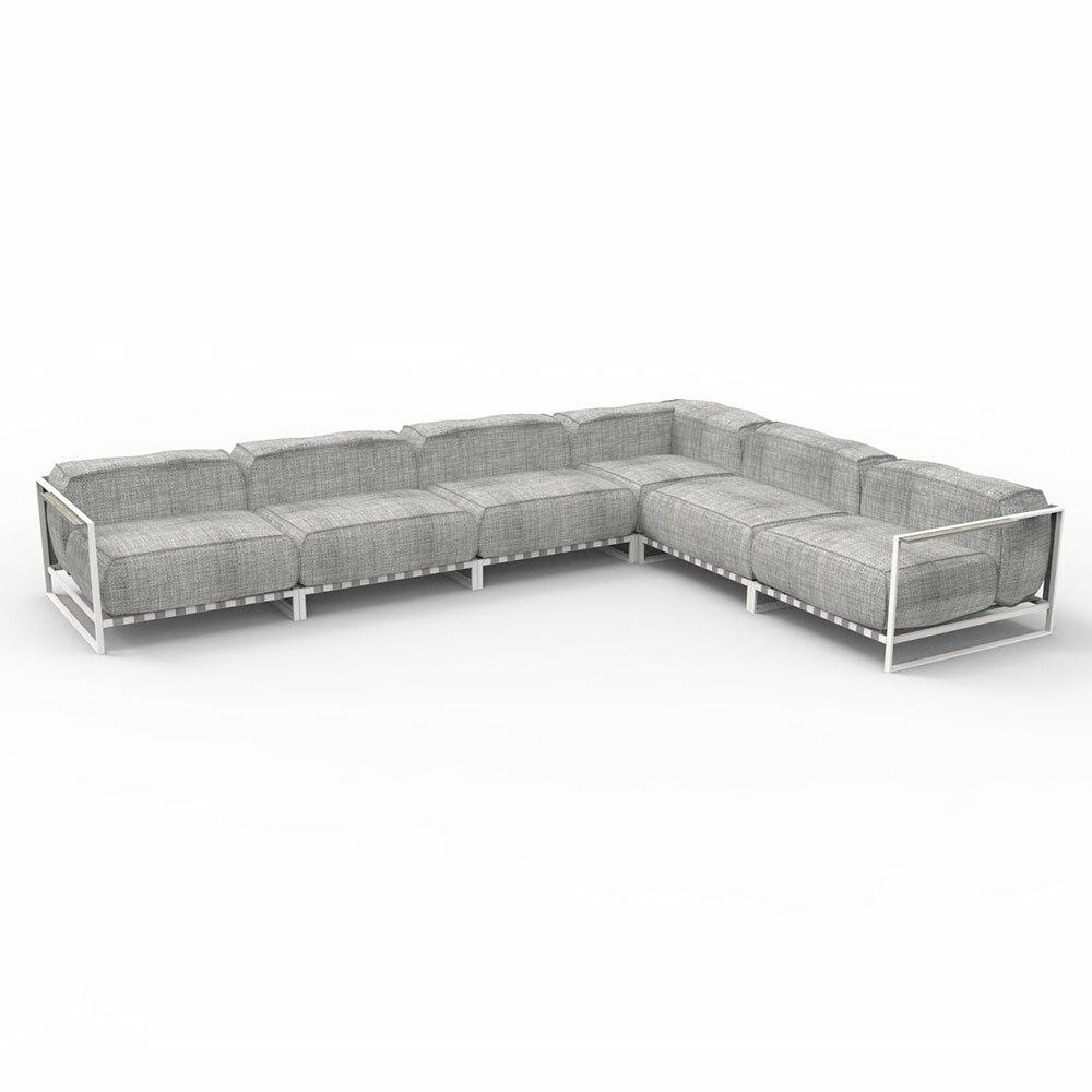 Talenti Casilda Steel Outdoor Sectional Sofa