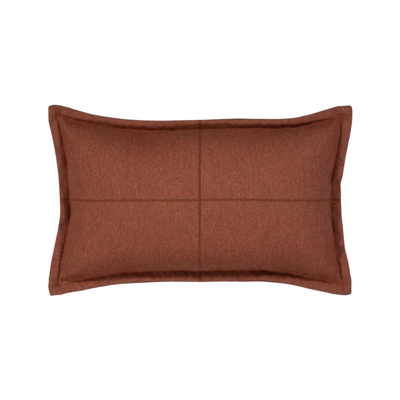 Elaine Smith 20" x 12" Bespoke Clay Sunbrella Outdoor Lumbar Pillow