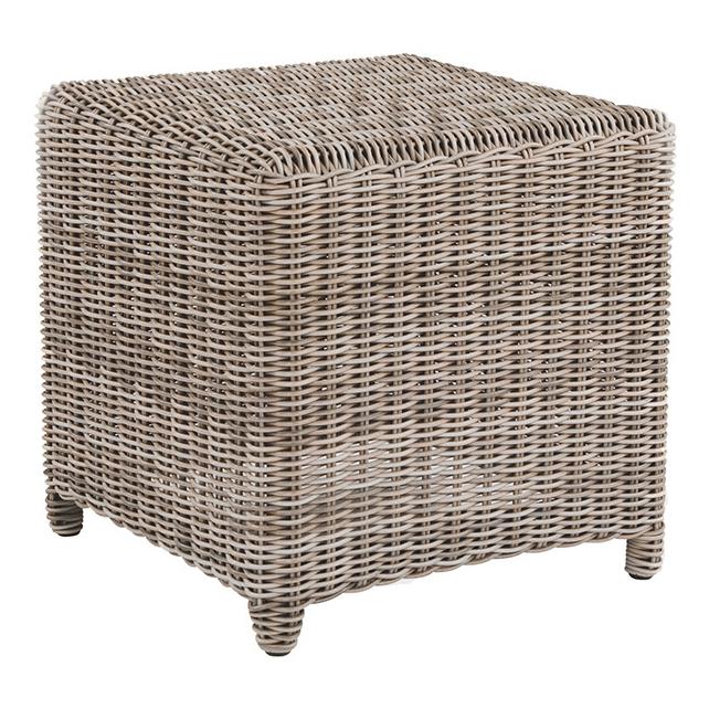 Kingsley Bate Sag Harbor 20" Woven Square Side Table or Stool