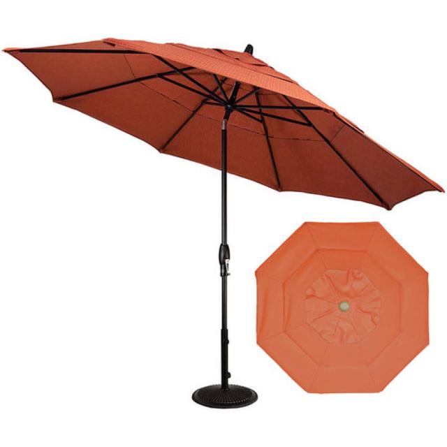 Treasure Garden 11' Octagonal Aluminum Auto Tilt Umbrella - DWV