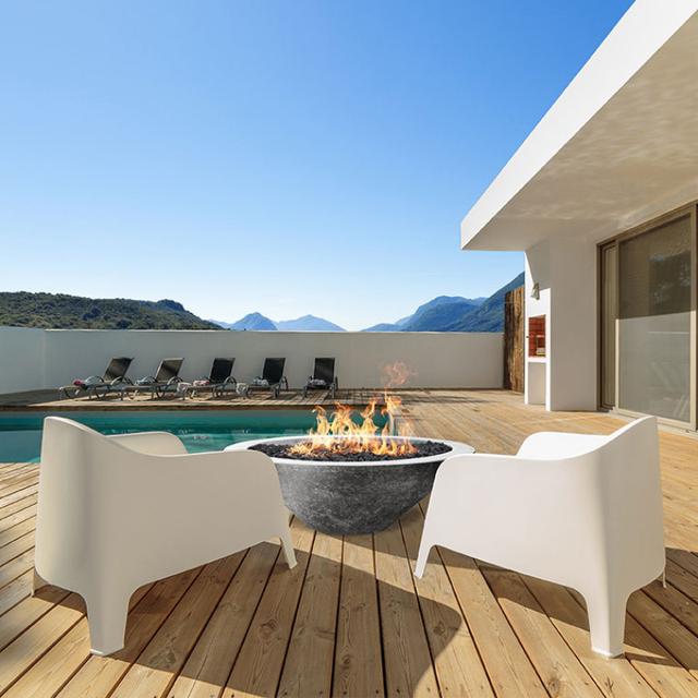 Prism Hardscapes Embarcadero Pedestal Fire Bowl