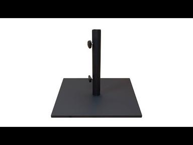 garden treasures black patio umbrella base 10' x 13' Rectangle Cantilever Umbrella, finishable surfaces inherent in some designs is all that is required Best Selection Tilt Patio Umbrellas