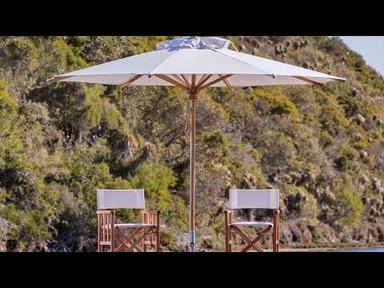 bright colored patio umbrellas In Praise Of: Colorful Patio Umbrellas  A Pretty Happy Home