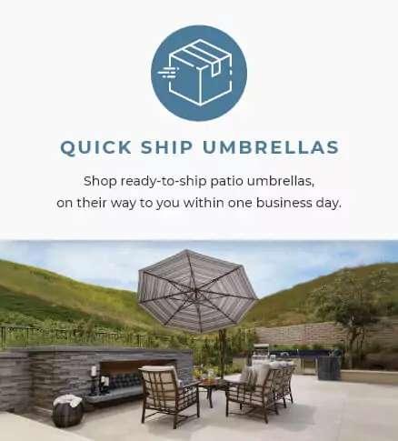 In-Stock Umbrellas & Canopies