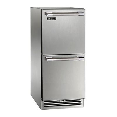 Perlick Refrigerators - Duel Zone Outdoor Freezer Drawer Signature Series  24 - HP24ZO-4-5