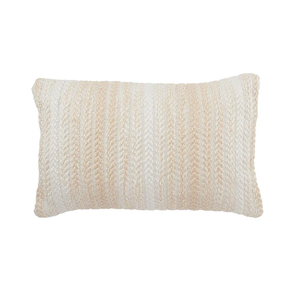 Jaipur Living 21" x 13" Vibe Austrel Cream Lumbar Outdoor Pillow