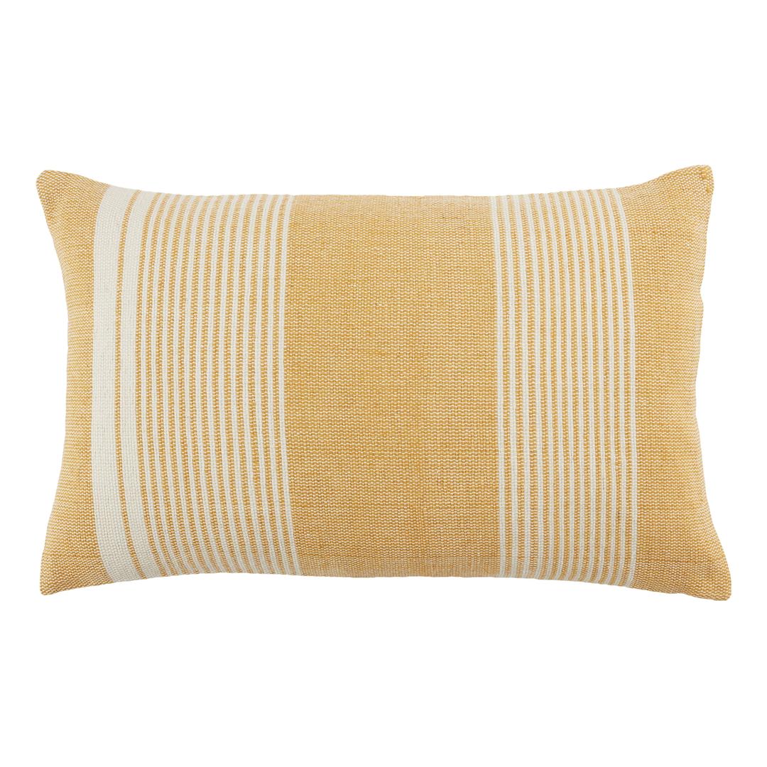 Jaipur Living 21" x 13" Carinda Gold Lumbar Outdoor Pillow