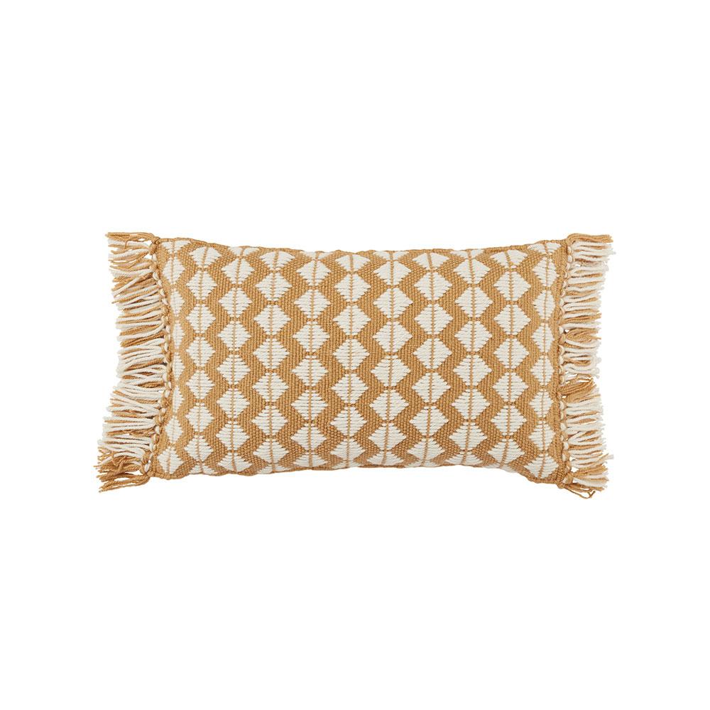 Jaipur Living Perdita Gold Lumbar Outdoor Pillow