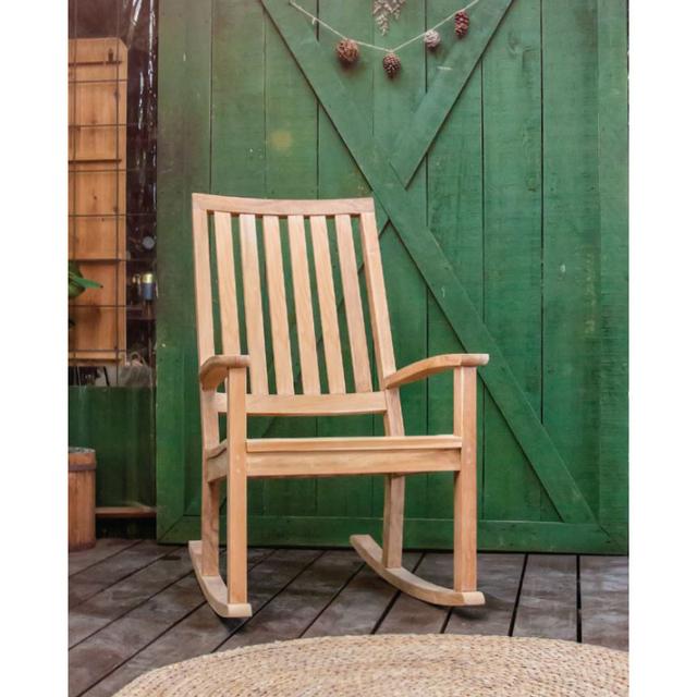 POVL Outdoor Calera Teak Rocking Chair - Set of 4