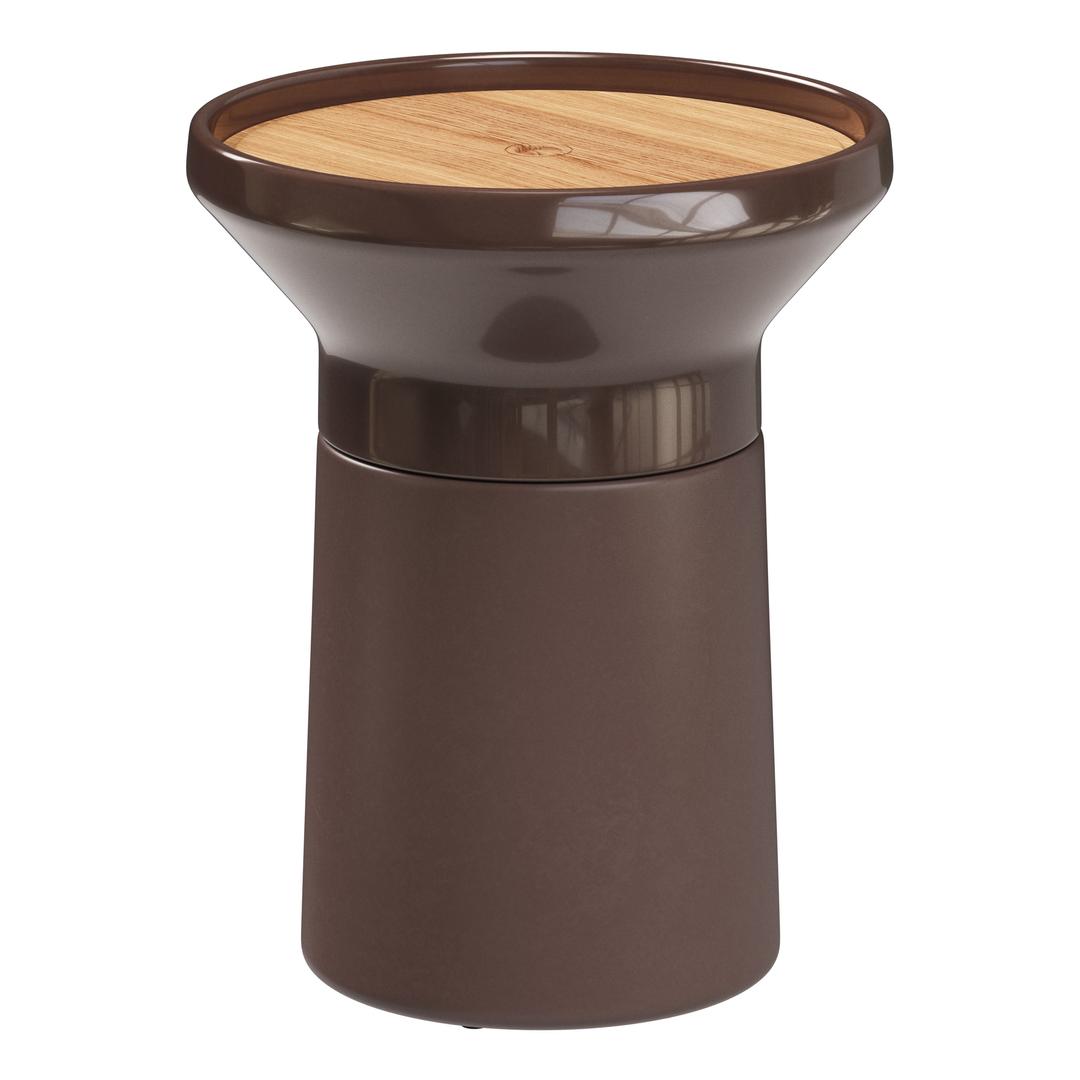 Gloster Coso 16" Ceramic Round Side Table