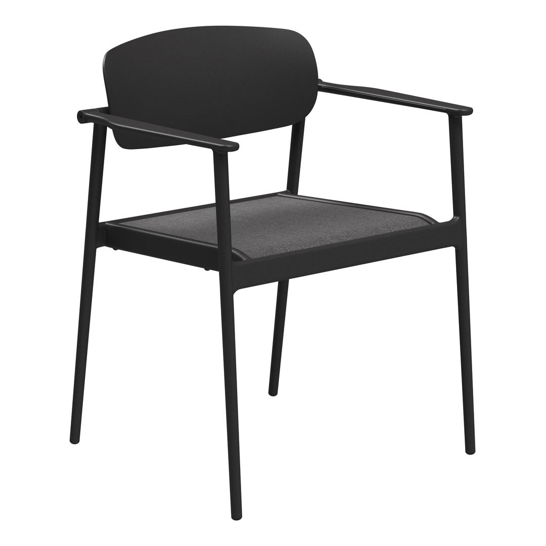 Gloster Allure Stacking Aluminum Dining Armchair