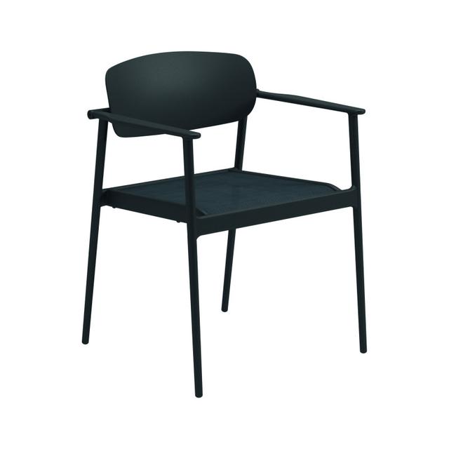 Gloster Allure Stacking Aluminum Dining Armchair
