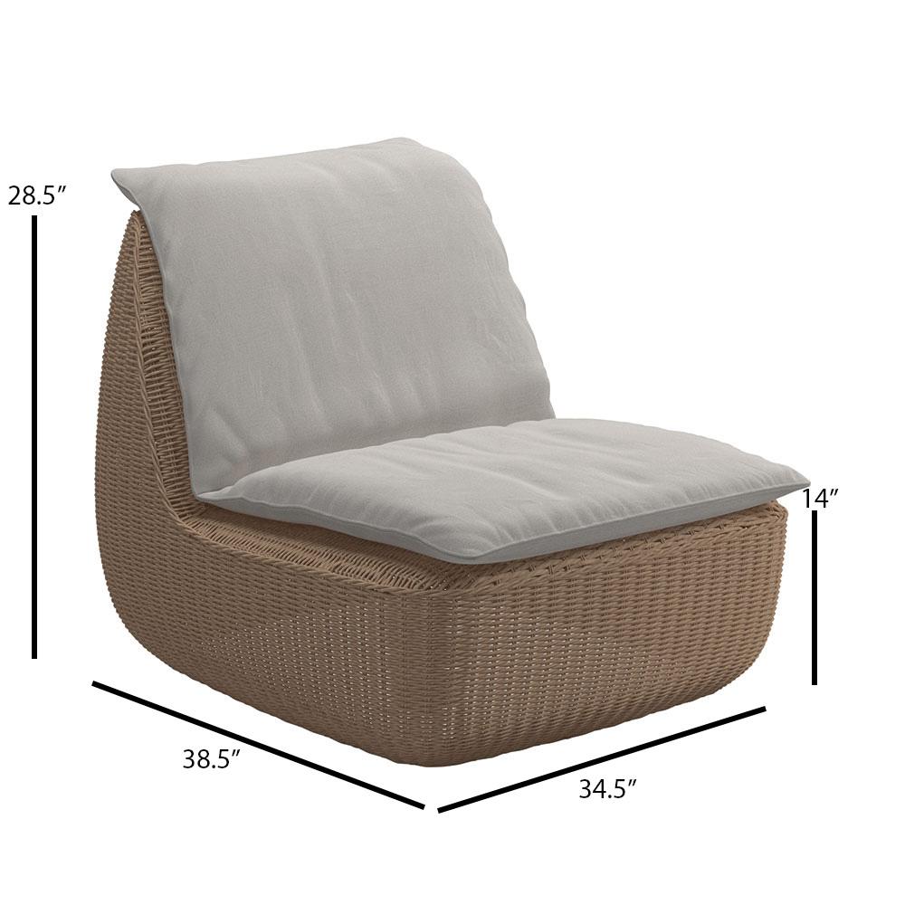 Gloster Omada Woven Lounge Chair - Dims Gloster Omada Woven Lounge Chair - Dims