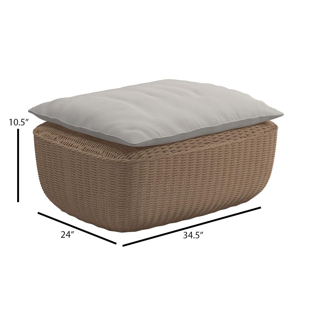 Gloster Omada Woven Ottoman - Dims Gloster Omada Woven Ottoman - Dims