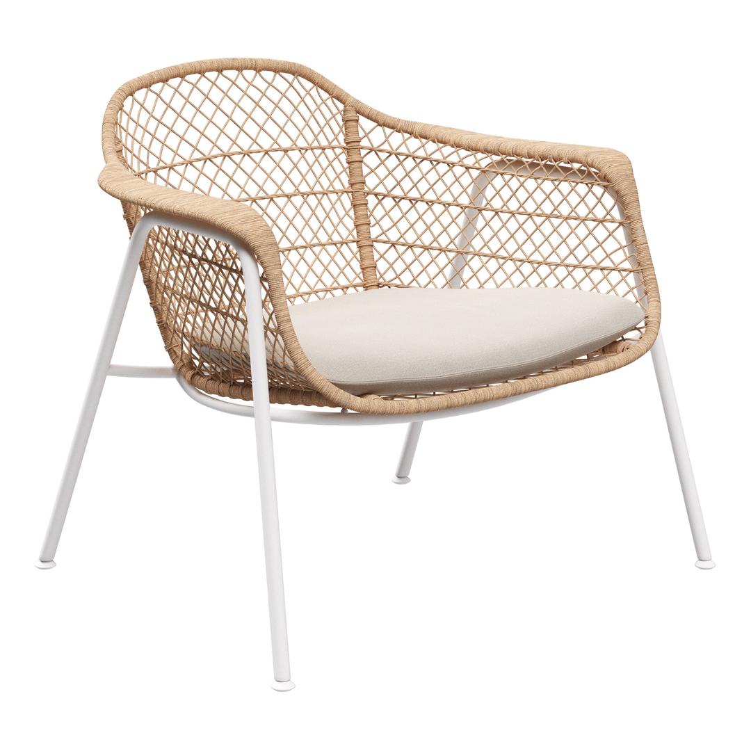 Gloster Fresco Aluminum Lounge Chair