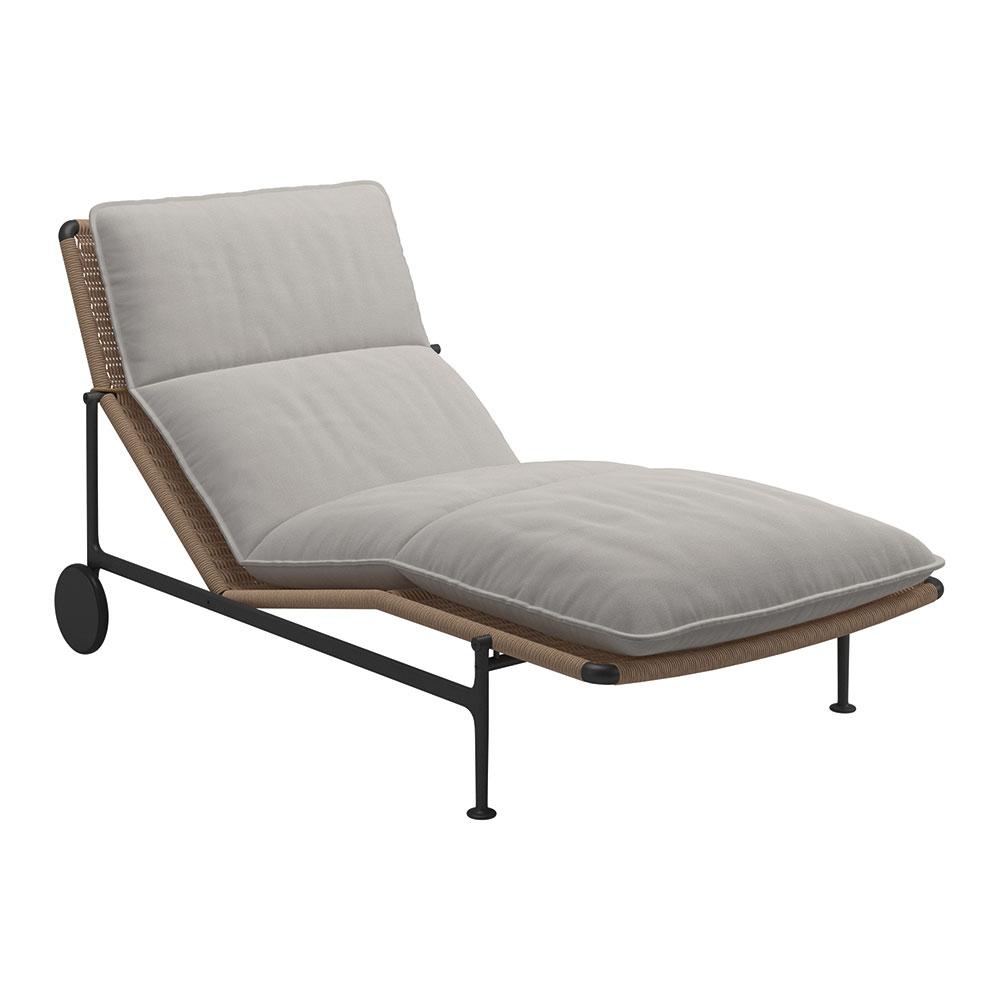 Gloster Zenith Woven Chaise Lounge
