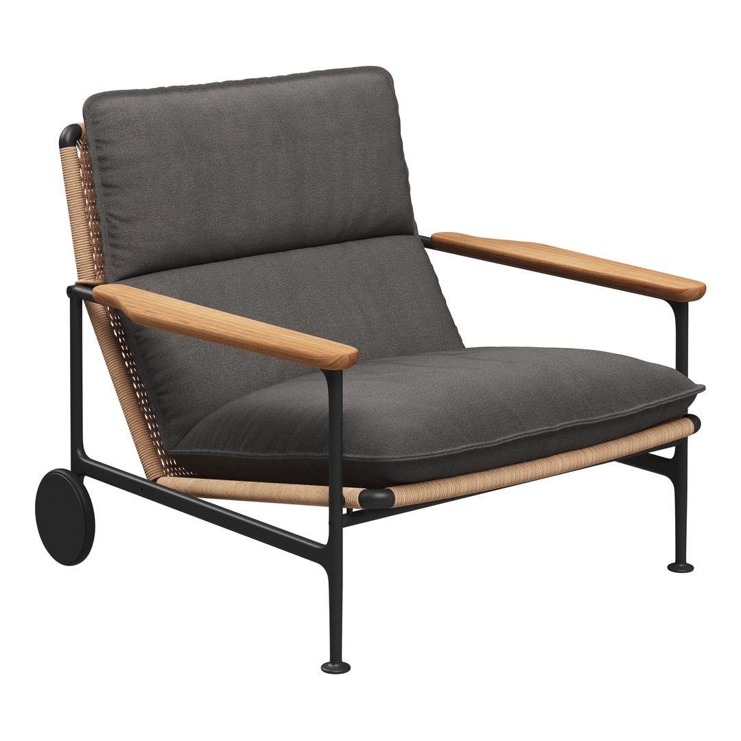 Gloster Zenith Woven Lounge Chair with Arms