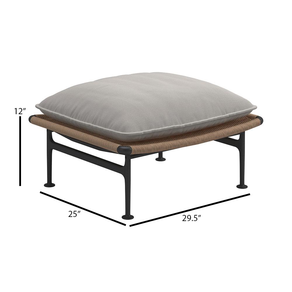 Gloster Zenith Woven Ottoman - Dims Gloster Zenith Woven Ottoman - Dims
