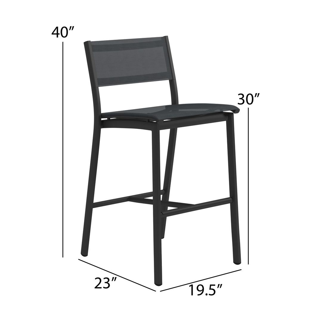 Gloster Metz Sling Bar Side Chair - Dims Gloster Metz Sling Bar Side Chair - Dims