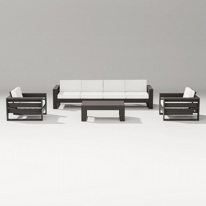 Polywood Latitude 5-Piece Lounge Sofa Set