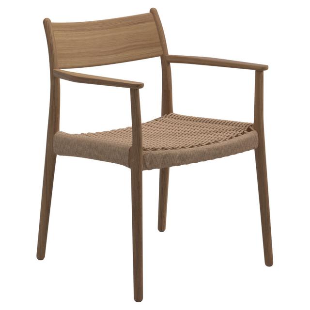Gloster Lima Teak Dining Chair With Arms