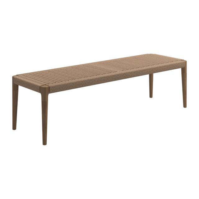 Gloster Lima 62.5&quot; Backless Teak Dining Bench