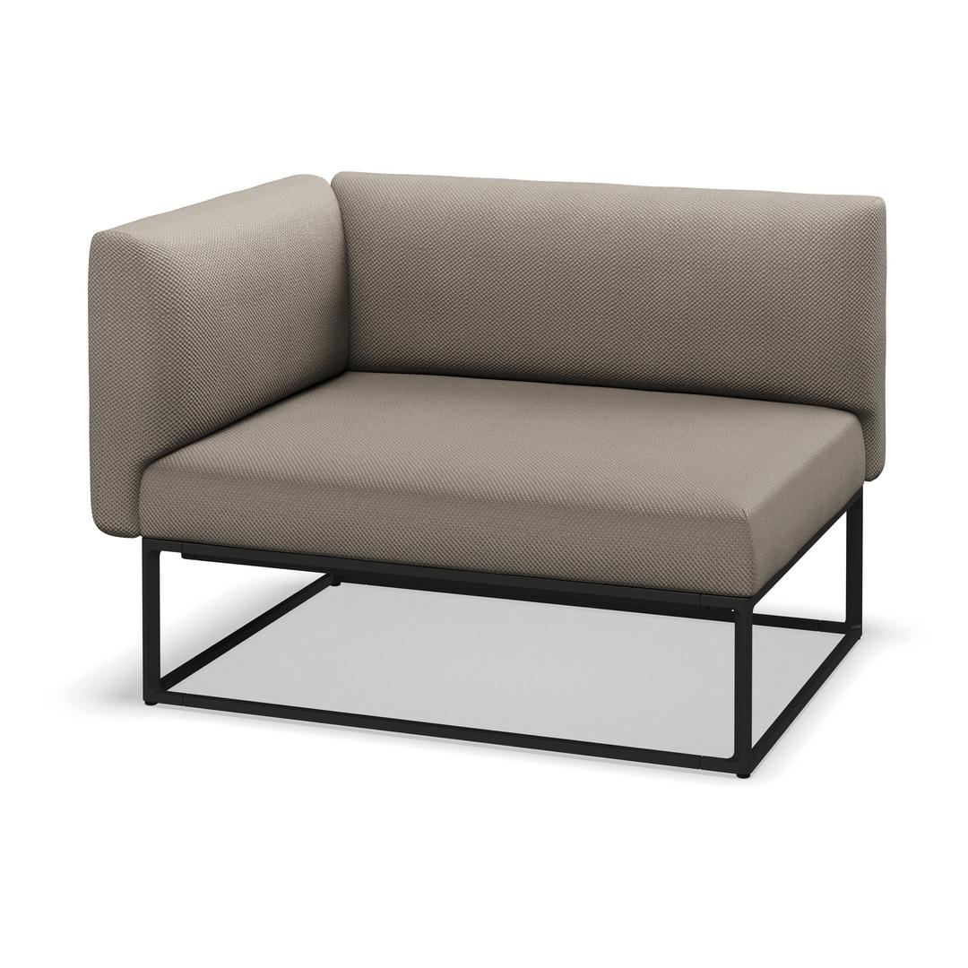 Gloster Maya Upholstered Left End Outdoor Sectional Unit - 40" x 30"